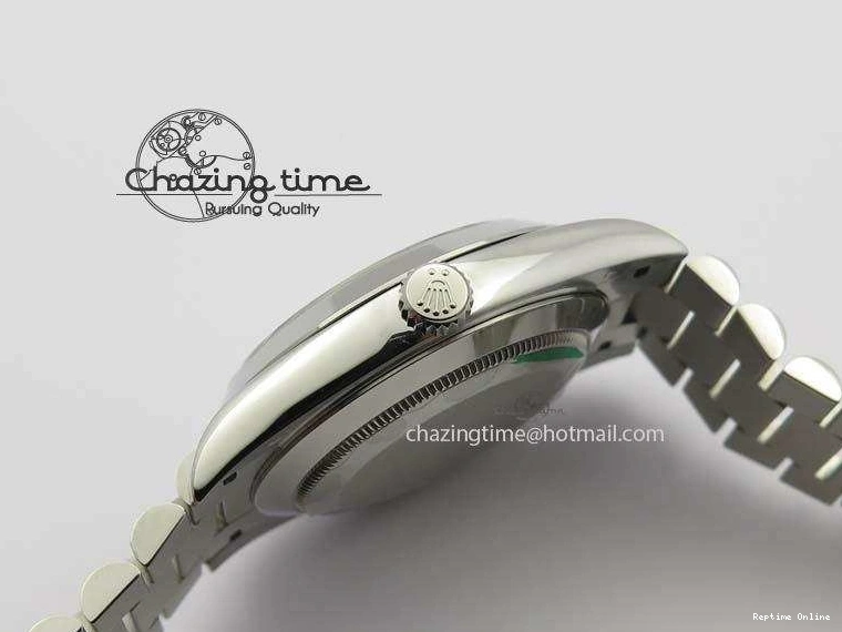 0521 Day-Date 40mm 228206 SS Noob 1:1 Best Edition Quadrant Textured Ice Blue Dial On SS Bracelet A Timeless 3801
